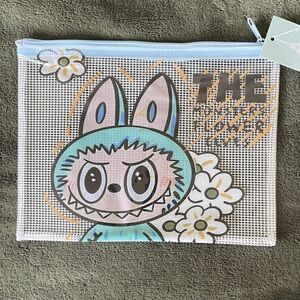 NWT Labubu Mesh Pouch light blue